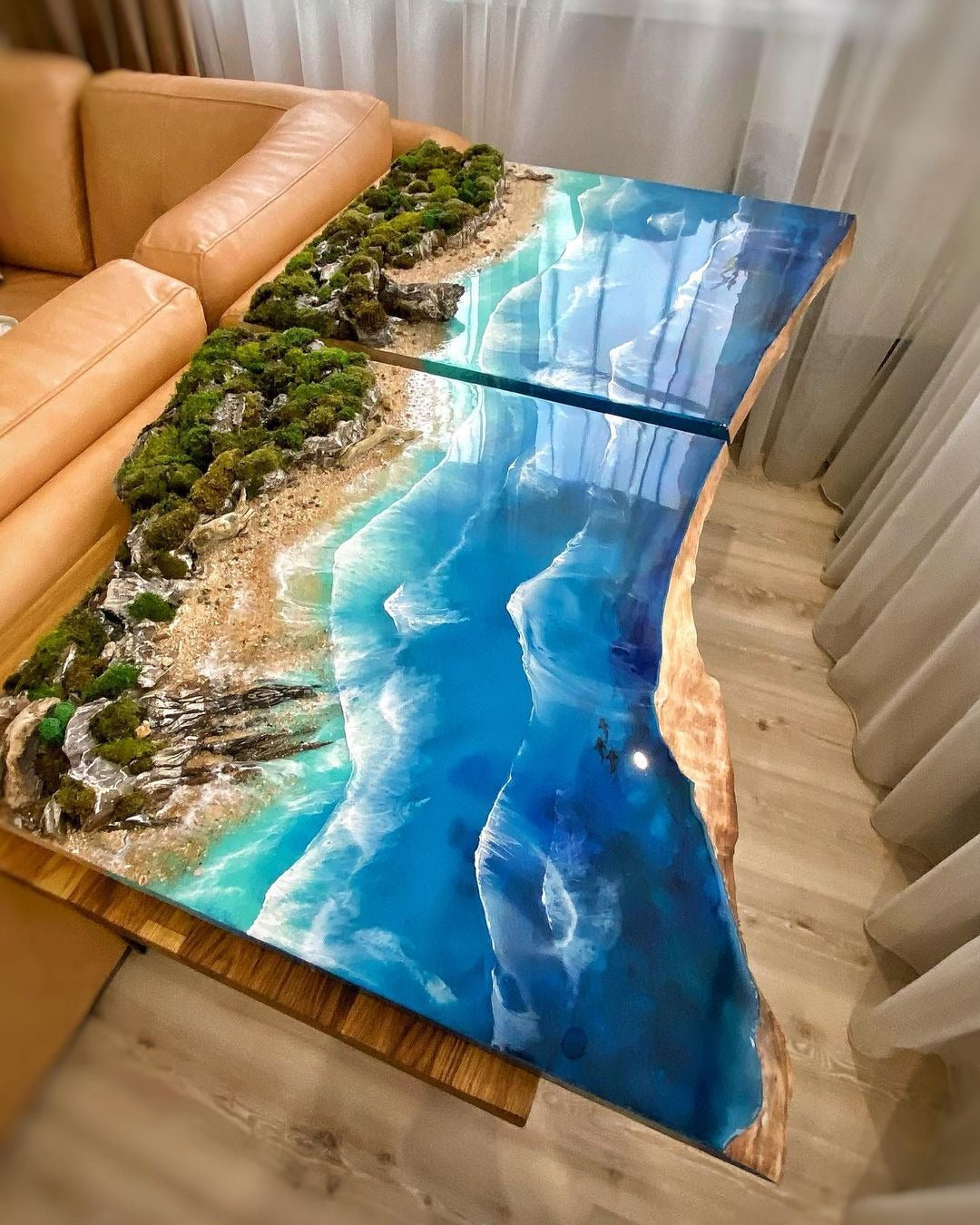 Exploring the Different Types of Beach-Themed Resin Tables: A Fusion of Art and Nature